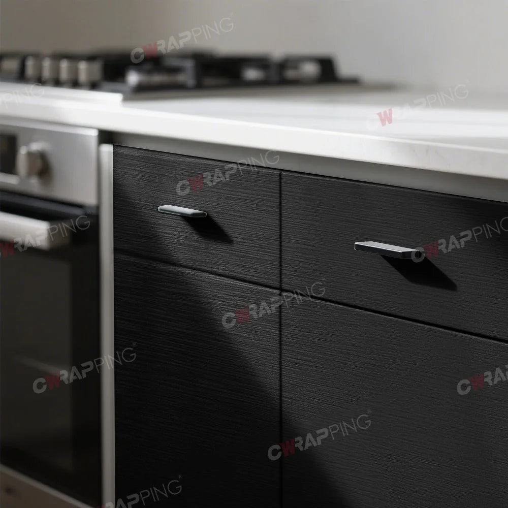 Vinilo Adhesivo Efecto Metal Cepillado - Electrodomésticos, Cocina y Ascensores