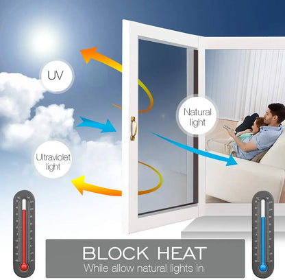 Vinilo Espejo Unidireccional para Ventanas - Privacidad y Bloqueo Solar