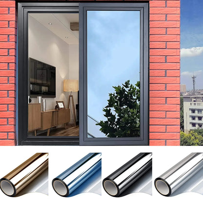 Vinilo Espejo Unidireccional para Ventanas - Privacidad y Bloqueo Solar
