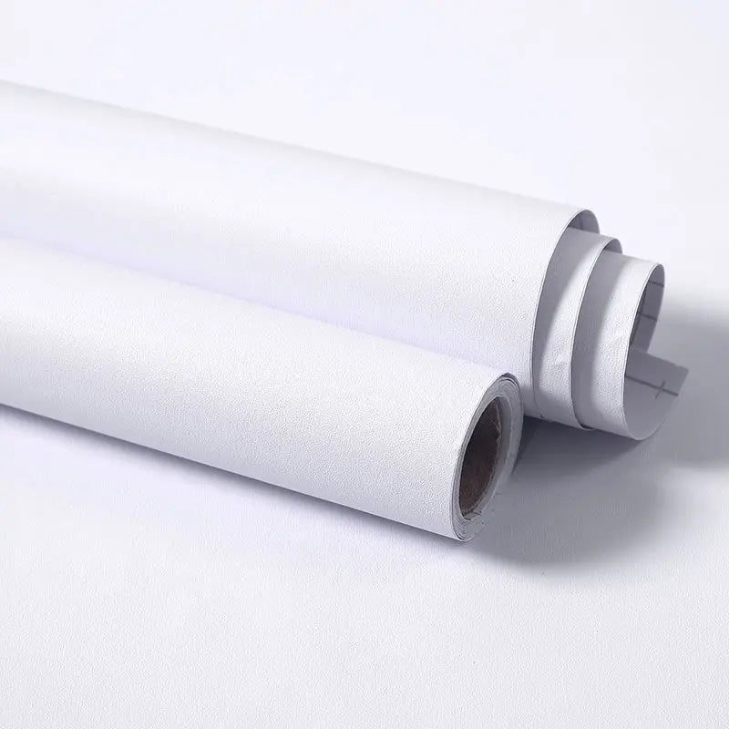 Vinilo Adhesivo Mate Impermeable para Pared y Muebles - Blanco, Gris y Negro