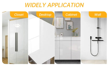Vinilo Adhesivo Blanco Brillante - Renovación de Muebles y Armarios de Cocina