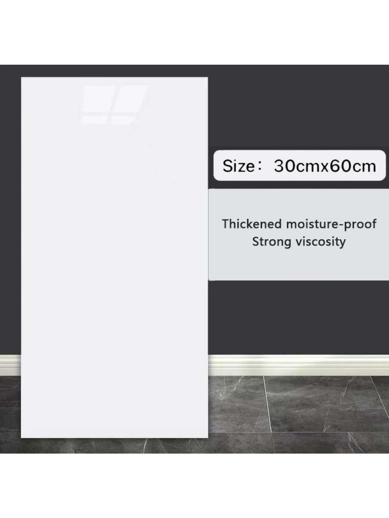 Baldosas Adhesivas 3D Efecto Mármol para Cocina y Baño - Impermeables, Pack 10 uds