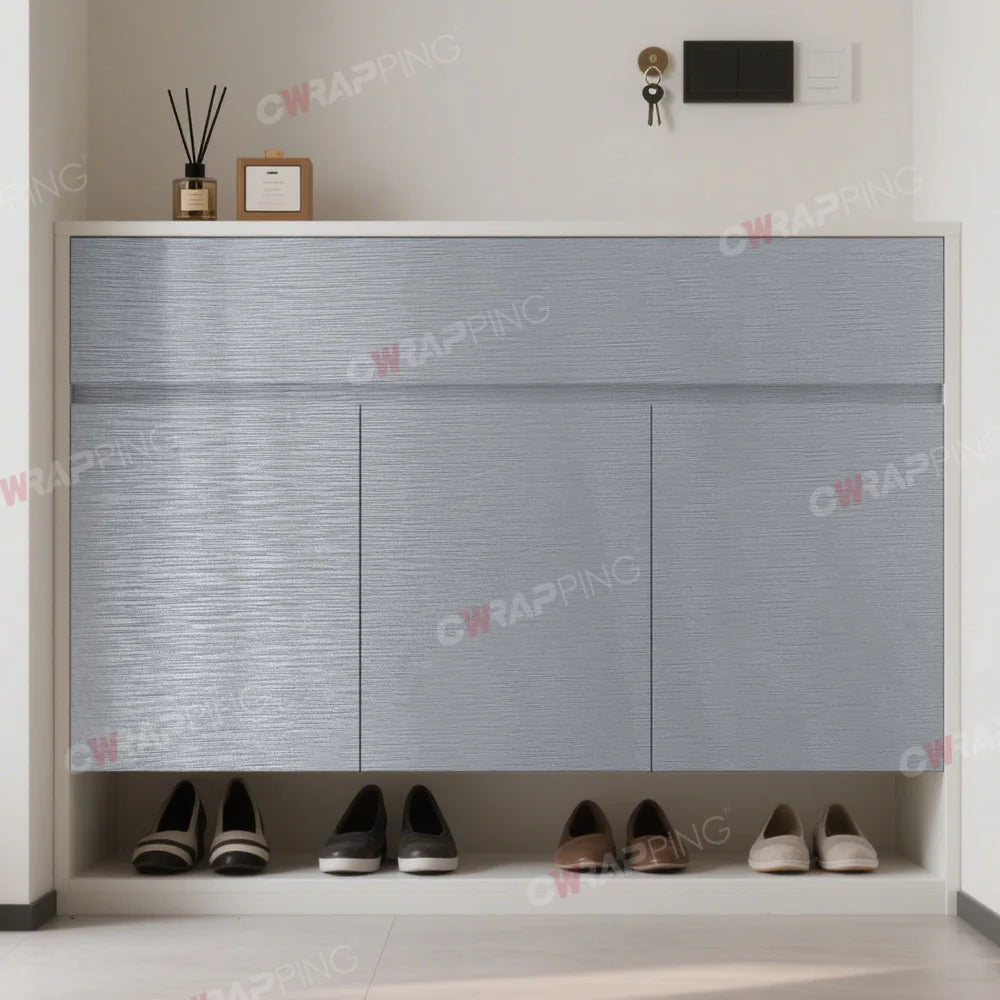 Vinilo Adhesivo Efecto Metal Cepillado - Electrodomésticos, Cocina y Ascensores