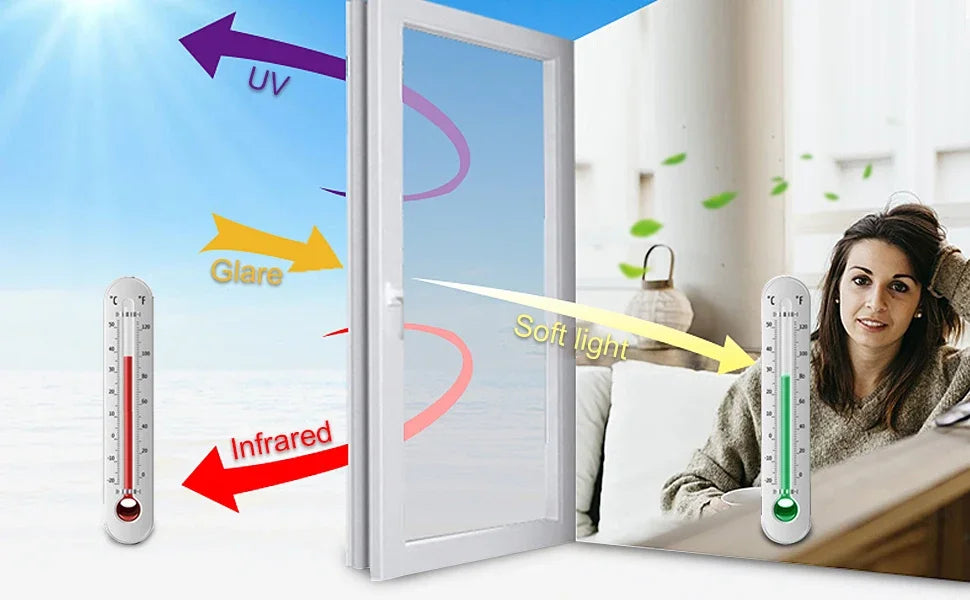 Vinilo Espejo Unidireccional para Ventanas - Privacidad y Bloqueo Solar