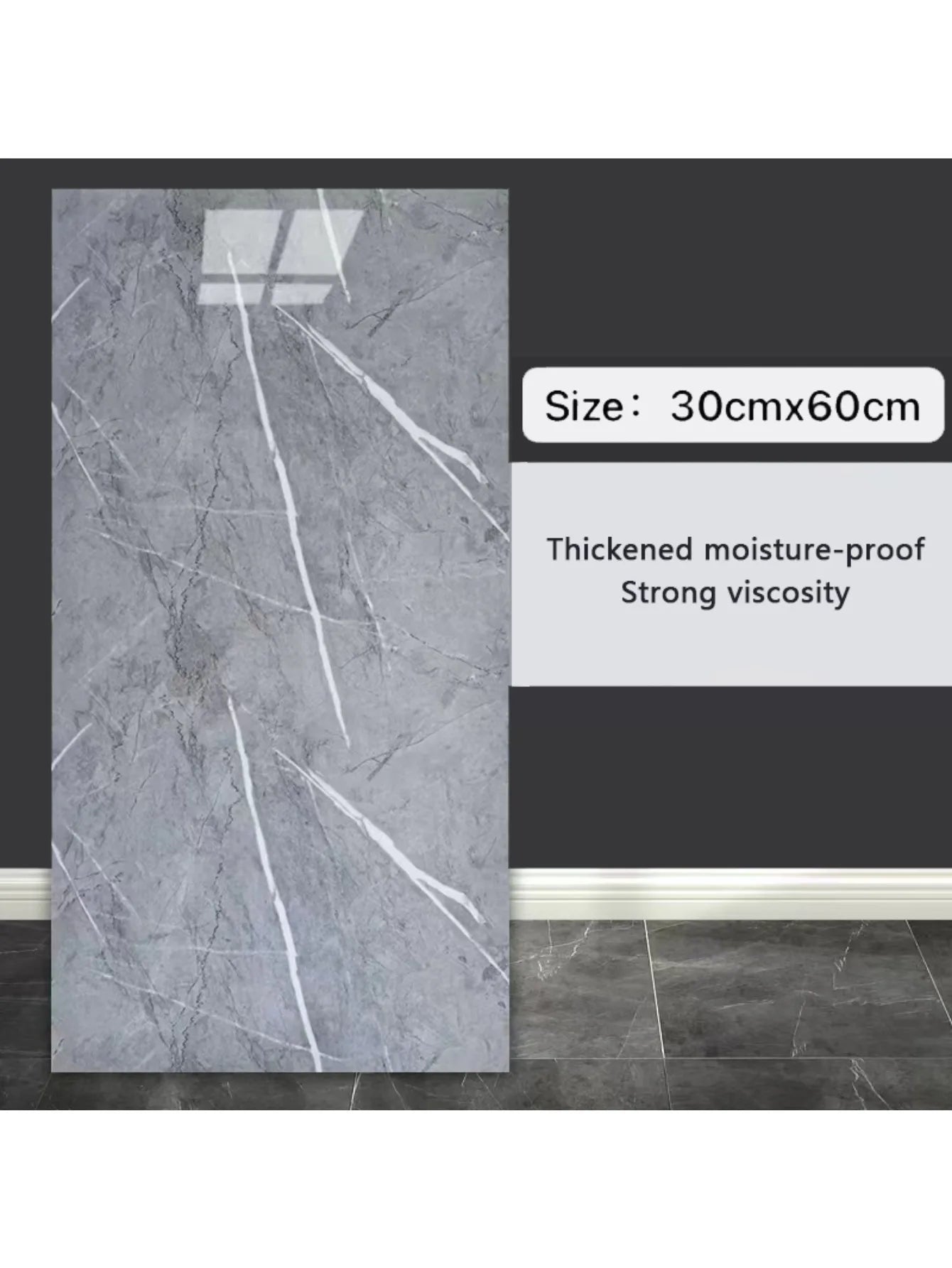 Baldosas Adhesivas 3D Efecto Mármol para Cocina y Baño - Impermeables, Pack 10 uds