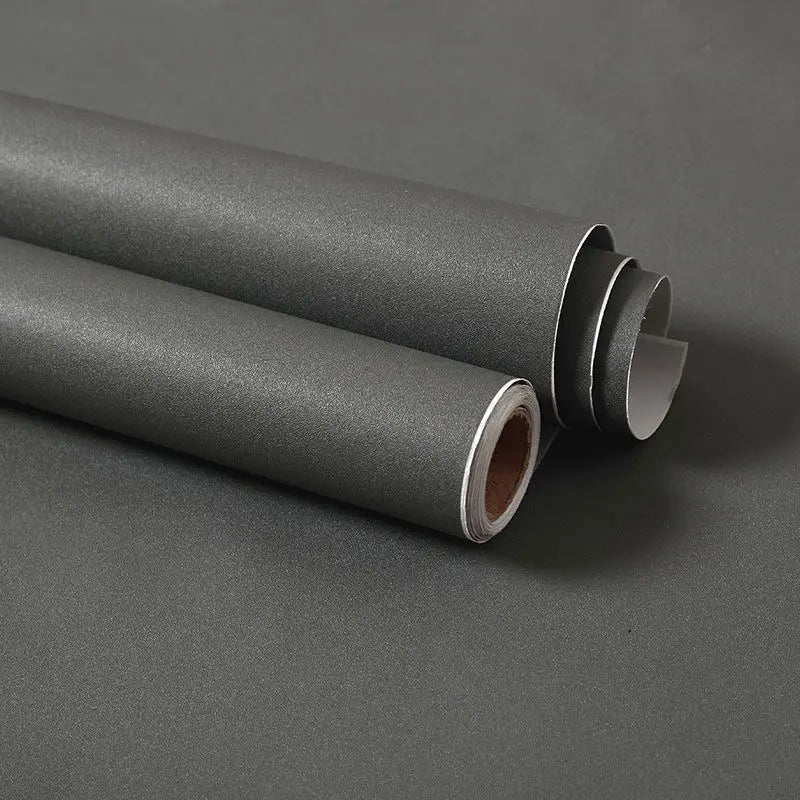 Vinilo Adhesivo Mate Impermeable para Pared y Muebles - Blanco, Gris y Negro