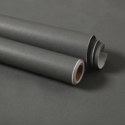 Vinilo Adhesivo Mate Impermeable para Pared y Muebles - Blanco, Gris y Negro