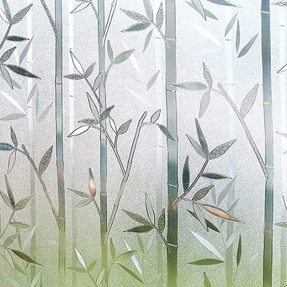 Lámina Decorativa 3D para Ventanas Arcoíris - Vinilo Vidriera Estática sin Adhesivo