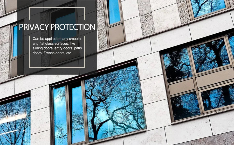 Vinilo Espejo Unidireccional para Ventanas - Privacidad y Bloqueo Solar