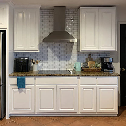 Vinilo Adhesivo 3D Efecto Ladrillo Metro - Pack 10 Láminas para Cocina y Baño