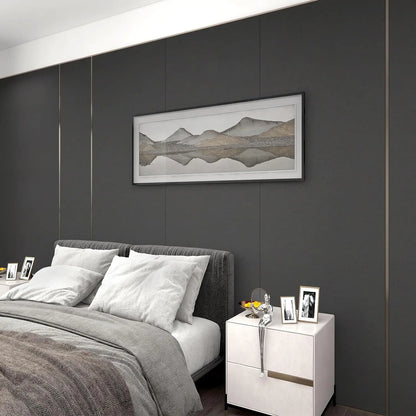 Vinilo Adhesivo Mate Impermeable para Pared y Muebles - Blanco, Gris y Negro