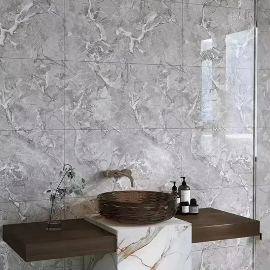 Vinilo Adhesivo 3D Efecto Mármol para Pared y Azulejos - Impermeable, Pack 10-50 uds