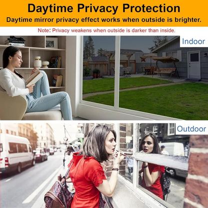 Lámina Espejo Unidireccional para Ventanas - Privacidad y Aislamiento Térmico